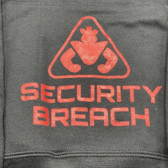 Five Nights At Freddy's Hoodie Mens SMALL Security Breach NEW - Picture 2 of 5